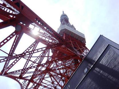 見上げた“東京タワー”