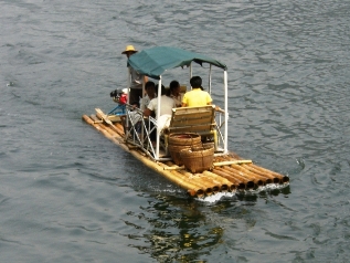 竹の筏