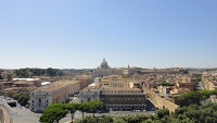 サンタンジェロ城からのバチカン方向の眺め